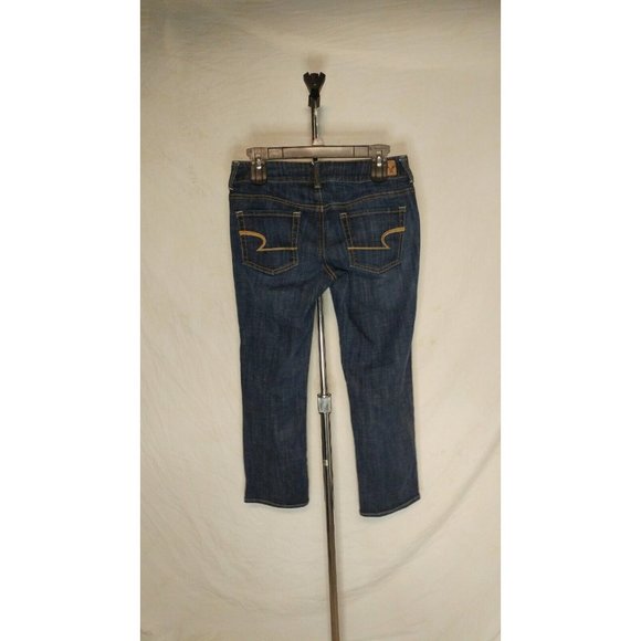 AEO Jeans Size 4 Artist Crop - Picture 2 of 5